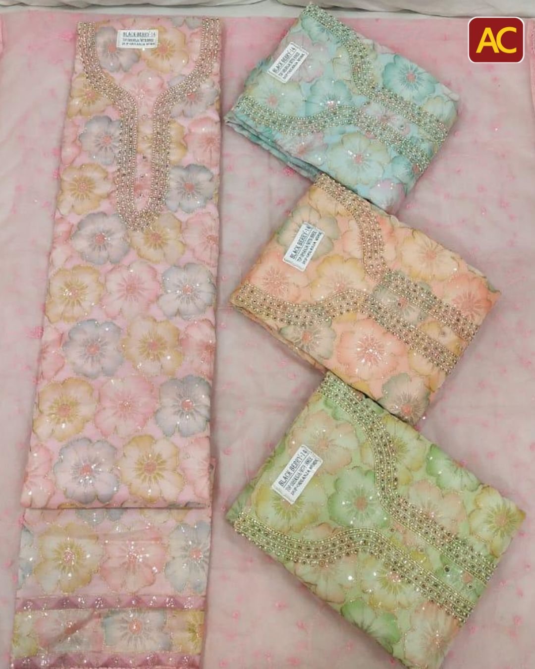 Acfpl Black Berry Dress Material - Image 2