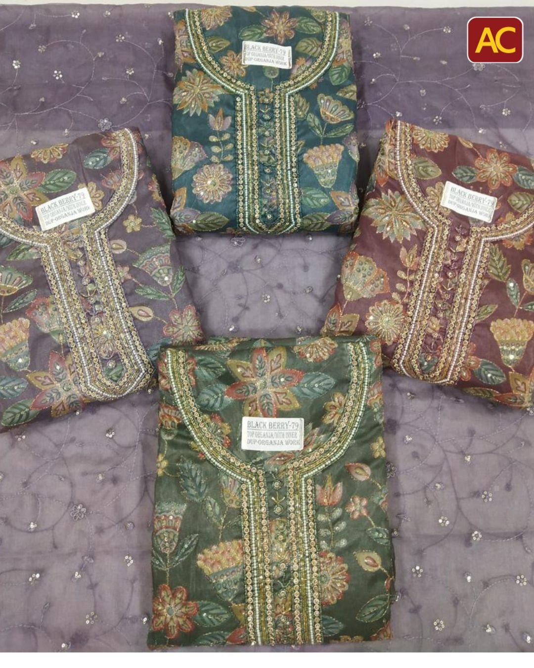 Acfpl Black Berry Dress Material - Image 10