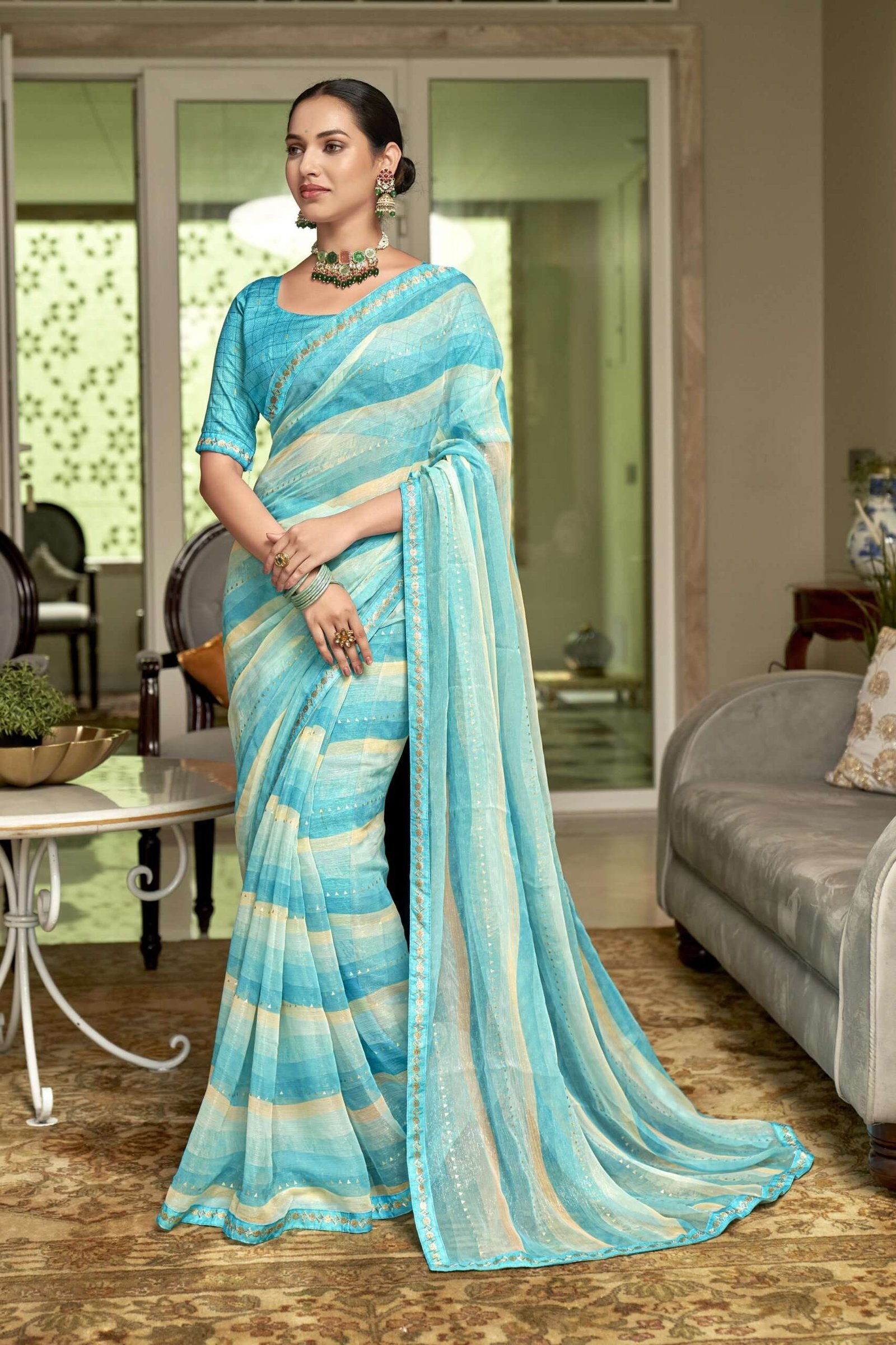 Ramrasiya Kirtan Saree - Image 4