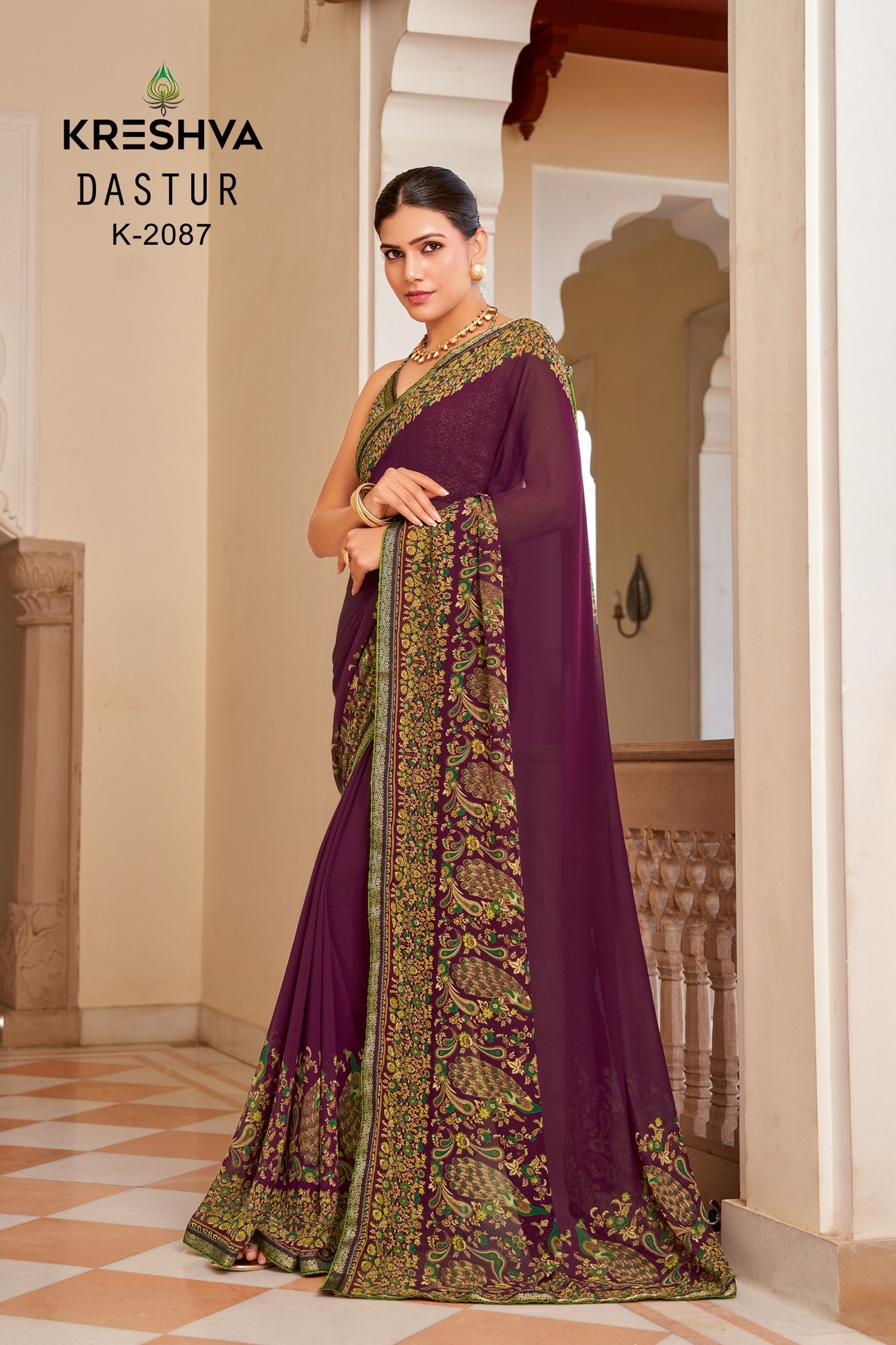 Kreshva Dastur Saree