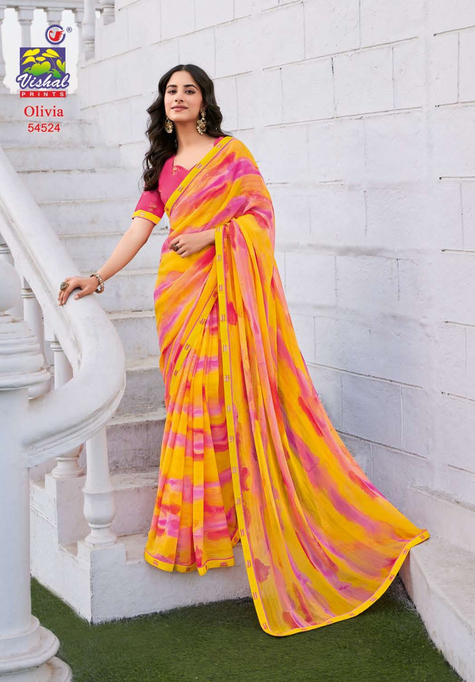 Vishal Olivia Saree - Image 10