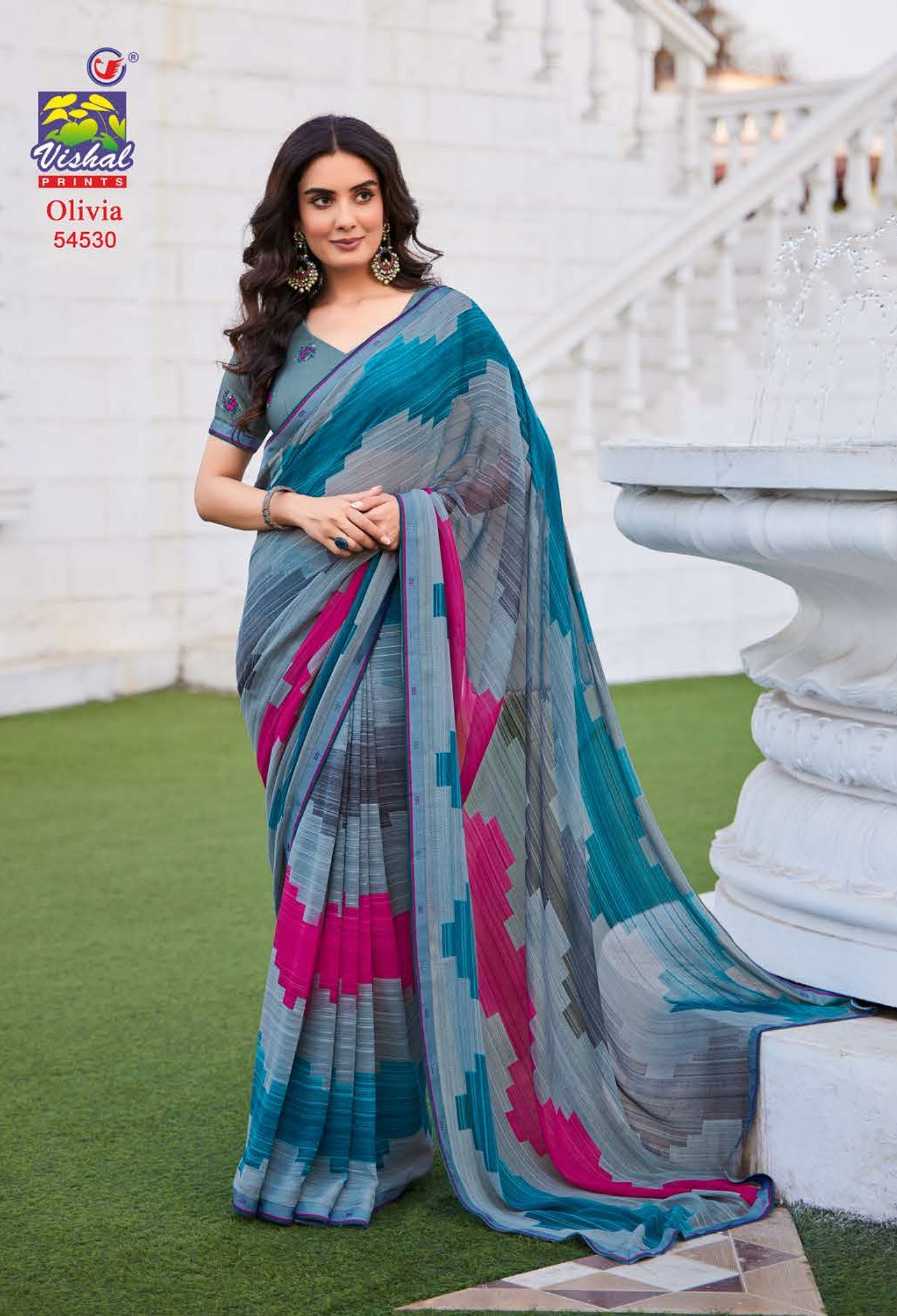 Vishal Olivia Saree - Image 6