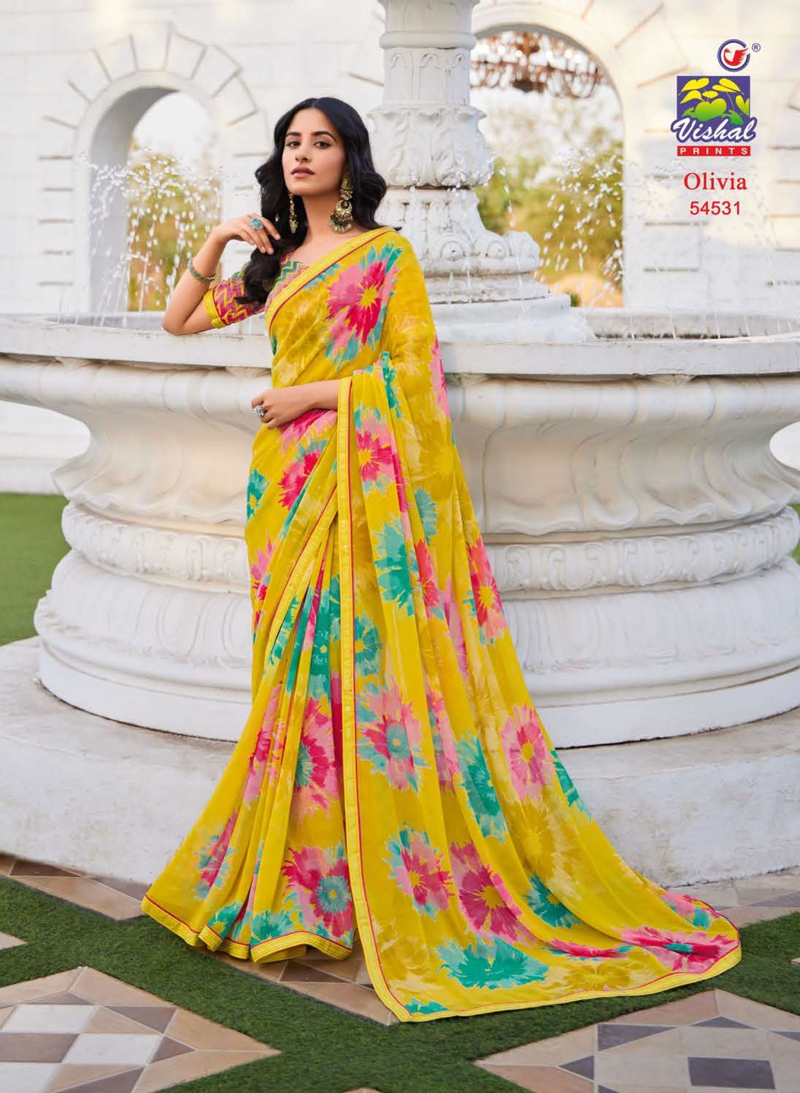 Vishal Olivia Saree - Image 5