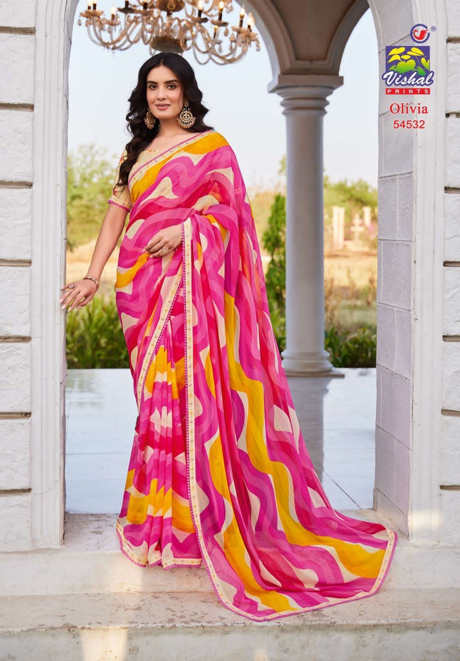 Vishal Olivia Saree - Image 4