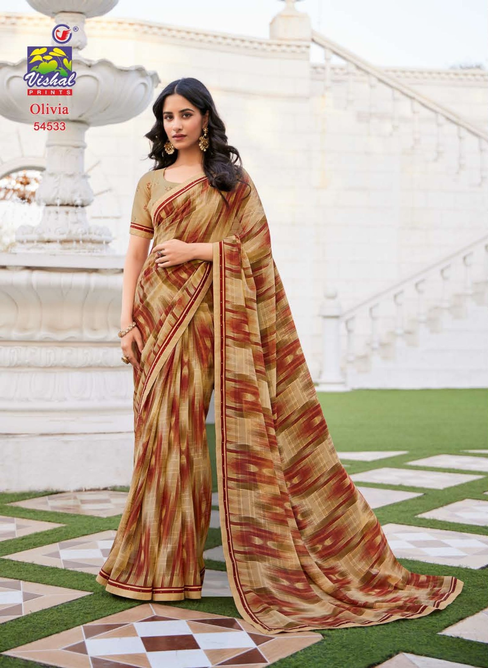 Vishal Olivia Saree - Image 3