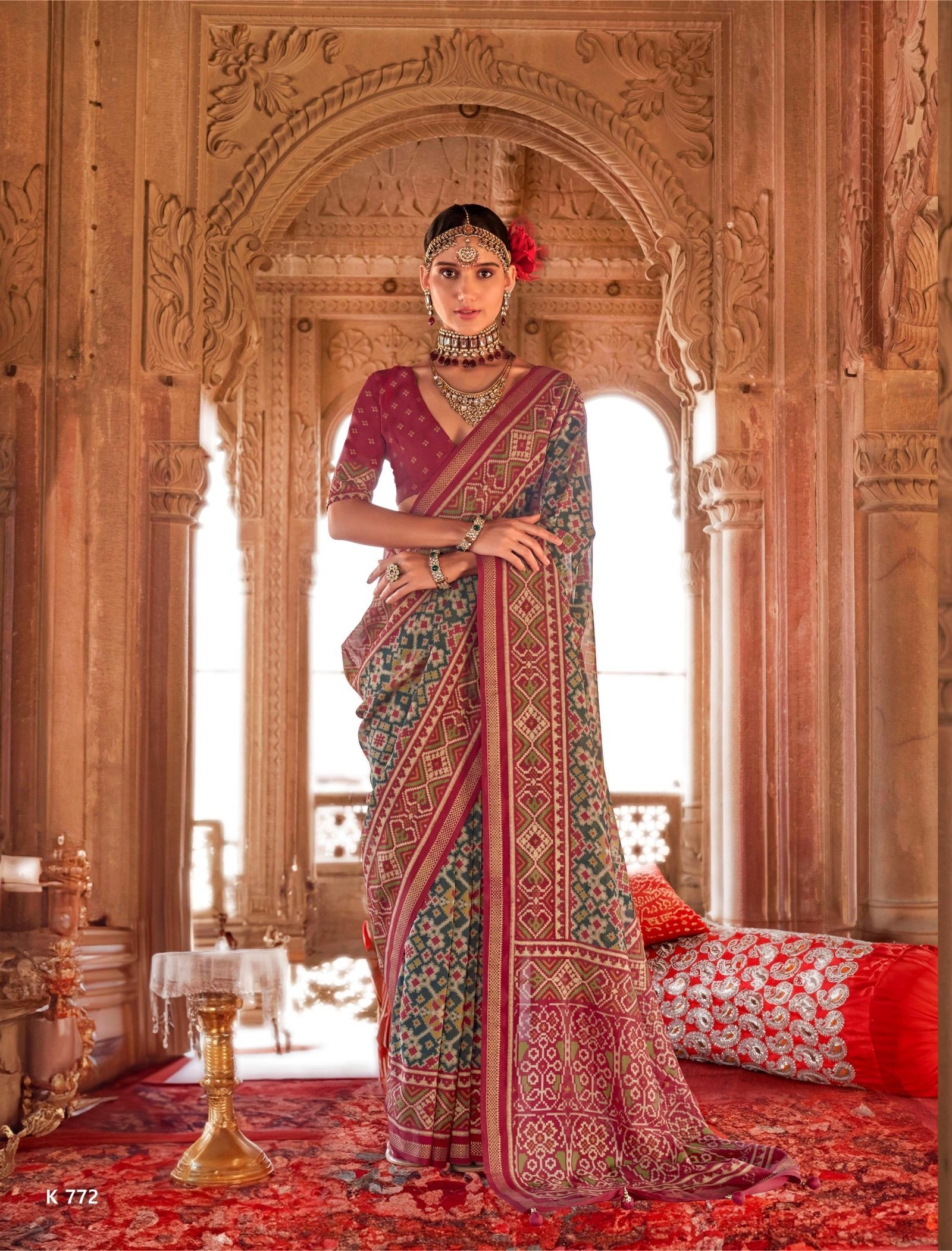 Kreshva Rang Vatika Saree