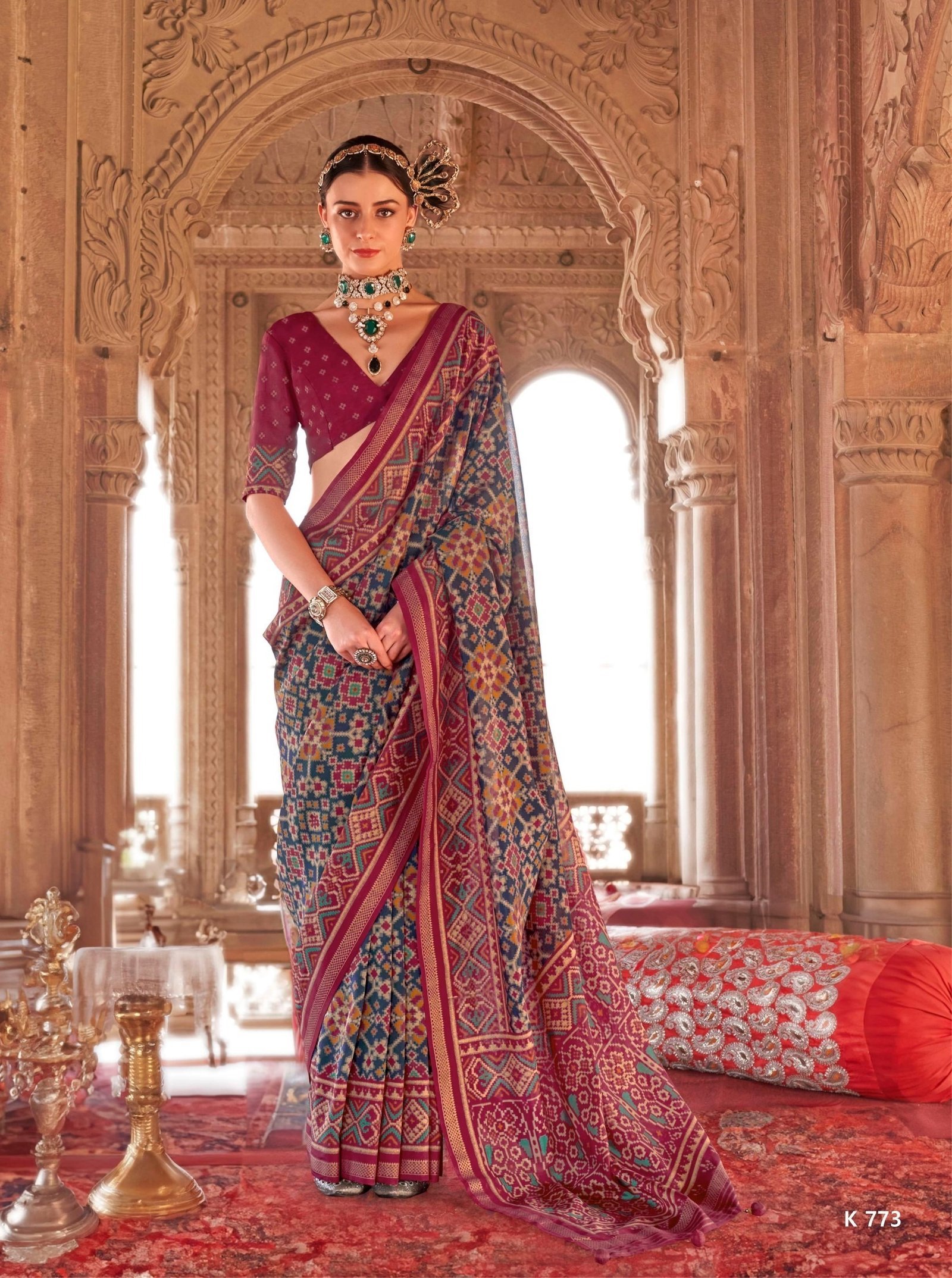 Kreshva Rang Vatika Saree