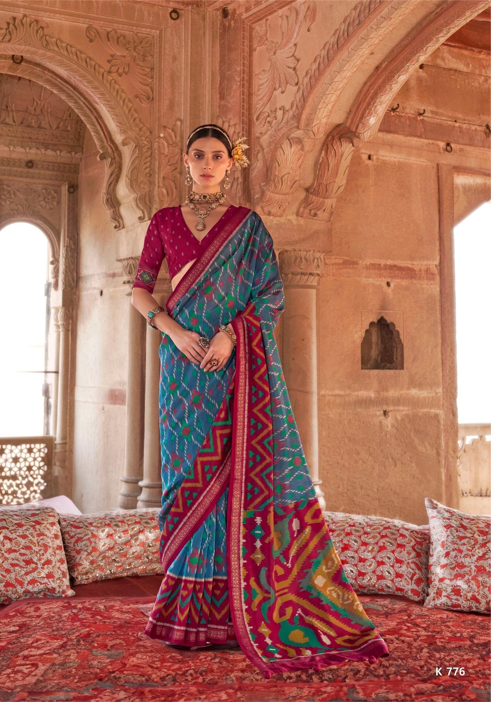 Kreshva Rang Vatika Saree