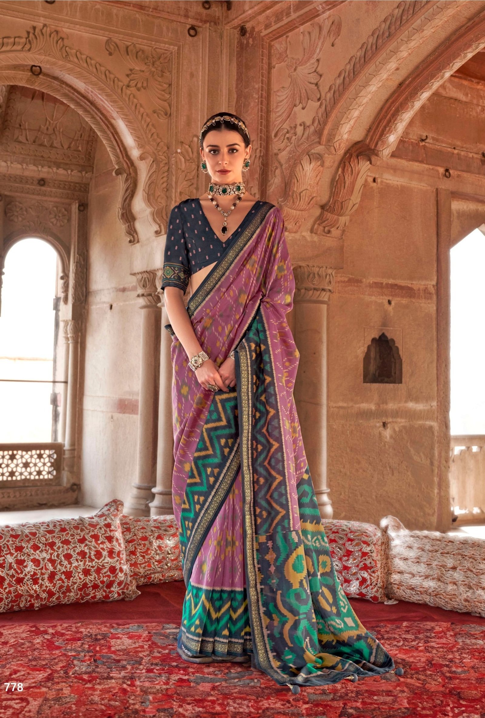 Kreshva Rang Vatika Saree