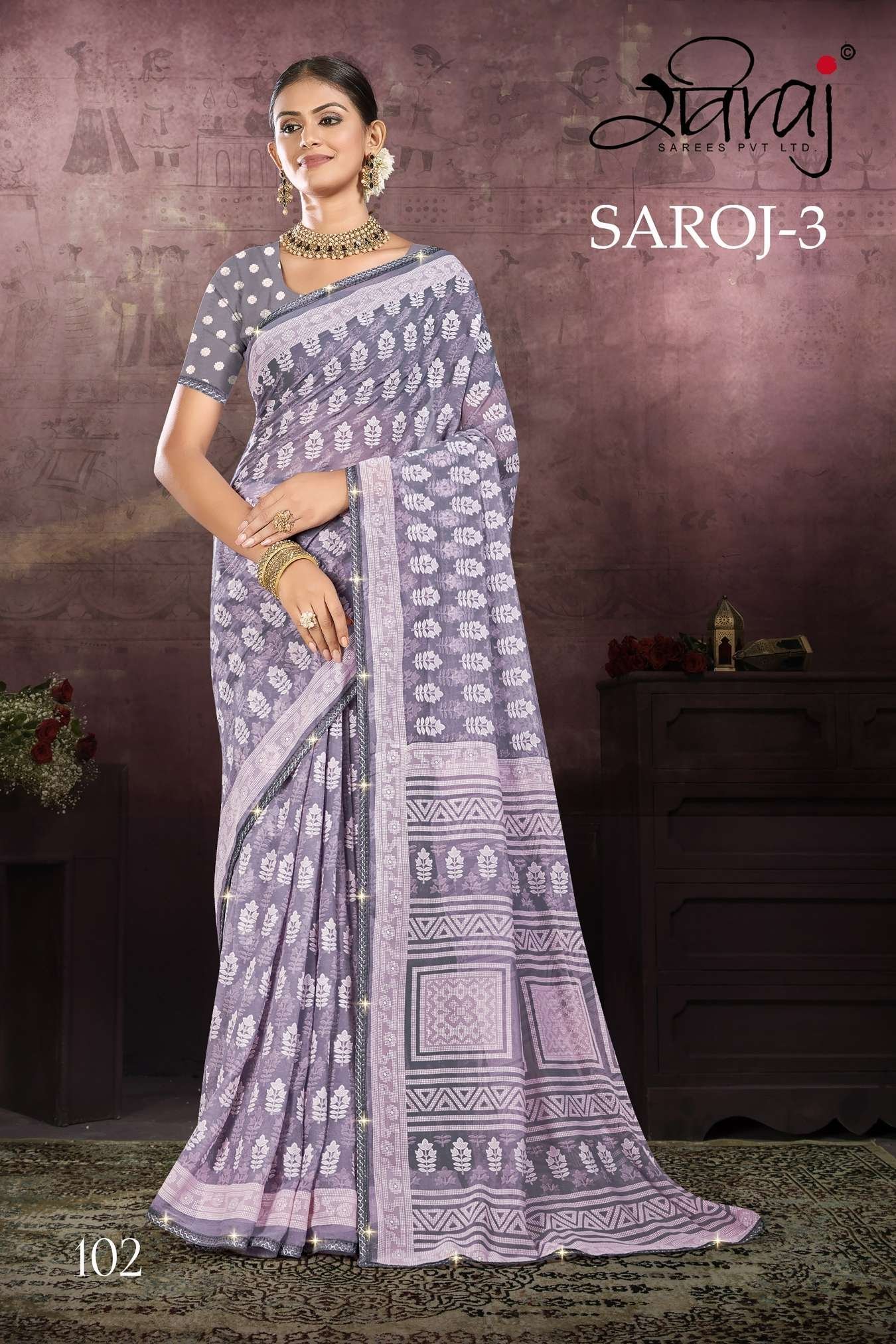 Raviraj Saroj Saree vol 03 - Image 3