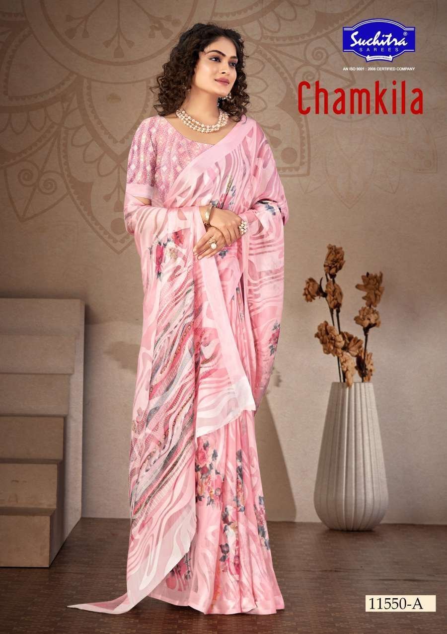 SUCHITRA CHAMKILA -0 1 SAREE 11550 -A