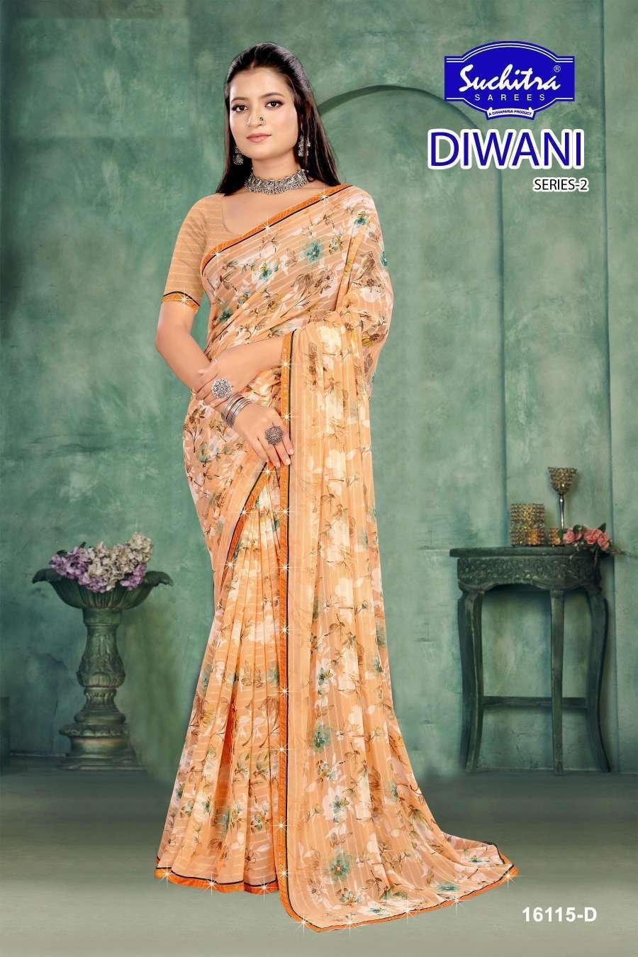 SUCHITRA DIWANI SAREE -02 16115 - D