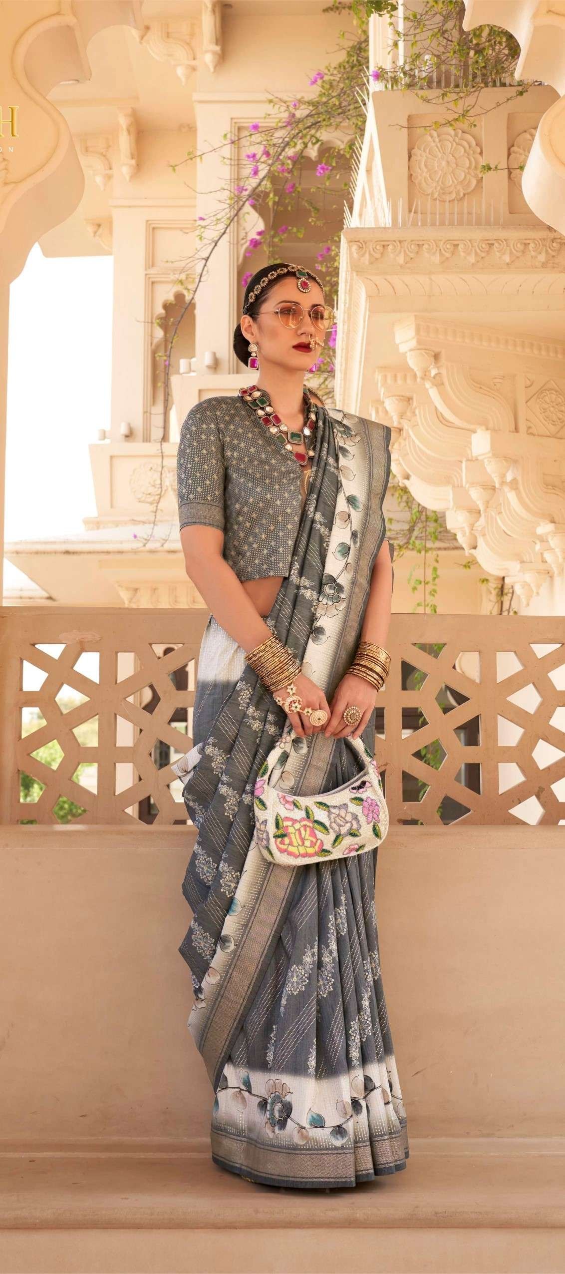 Acfpl Trirath Vrundavan Saree T R 10206