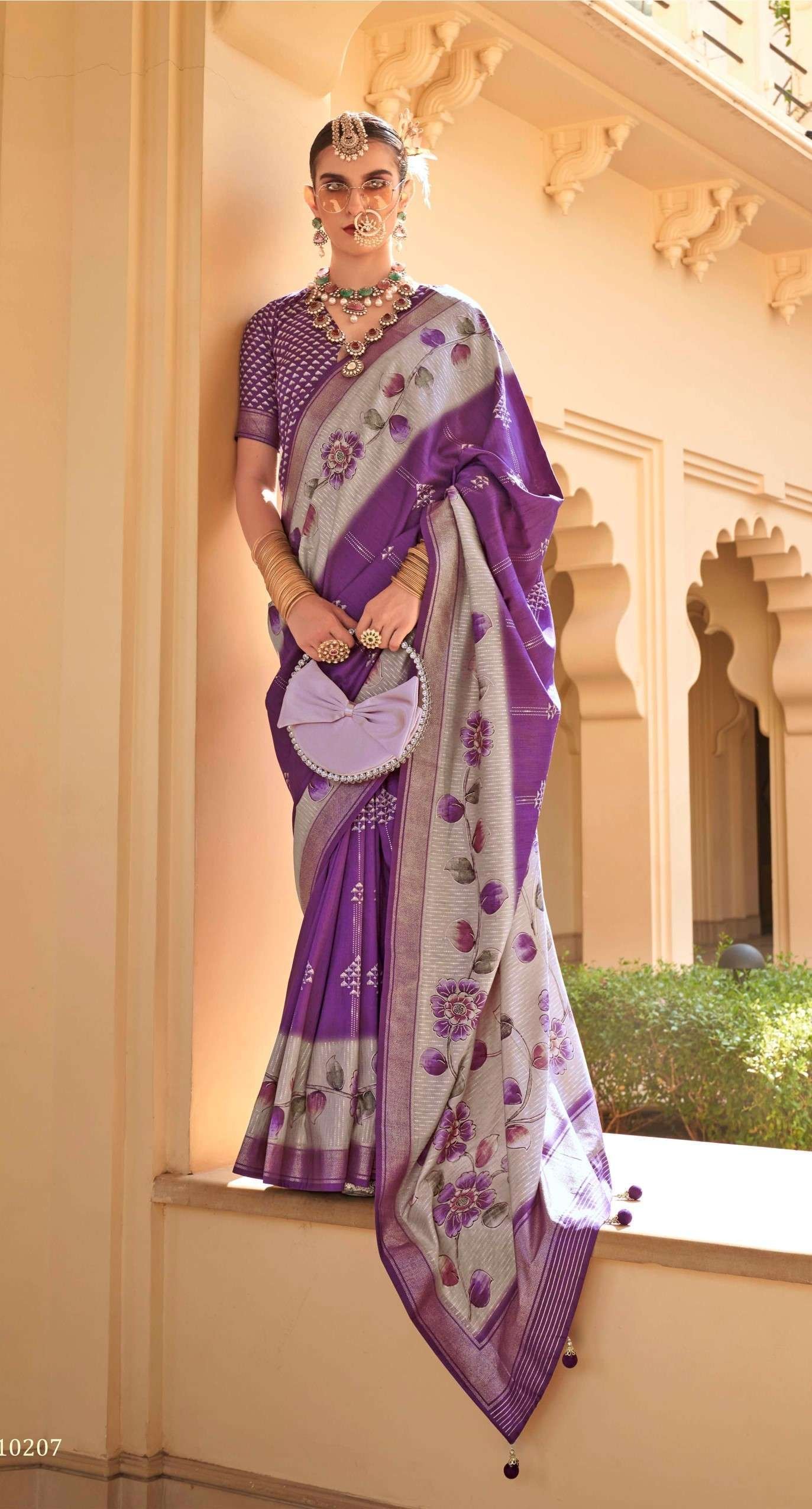 Acfpl Trirath Vrundavan Saree 10207