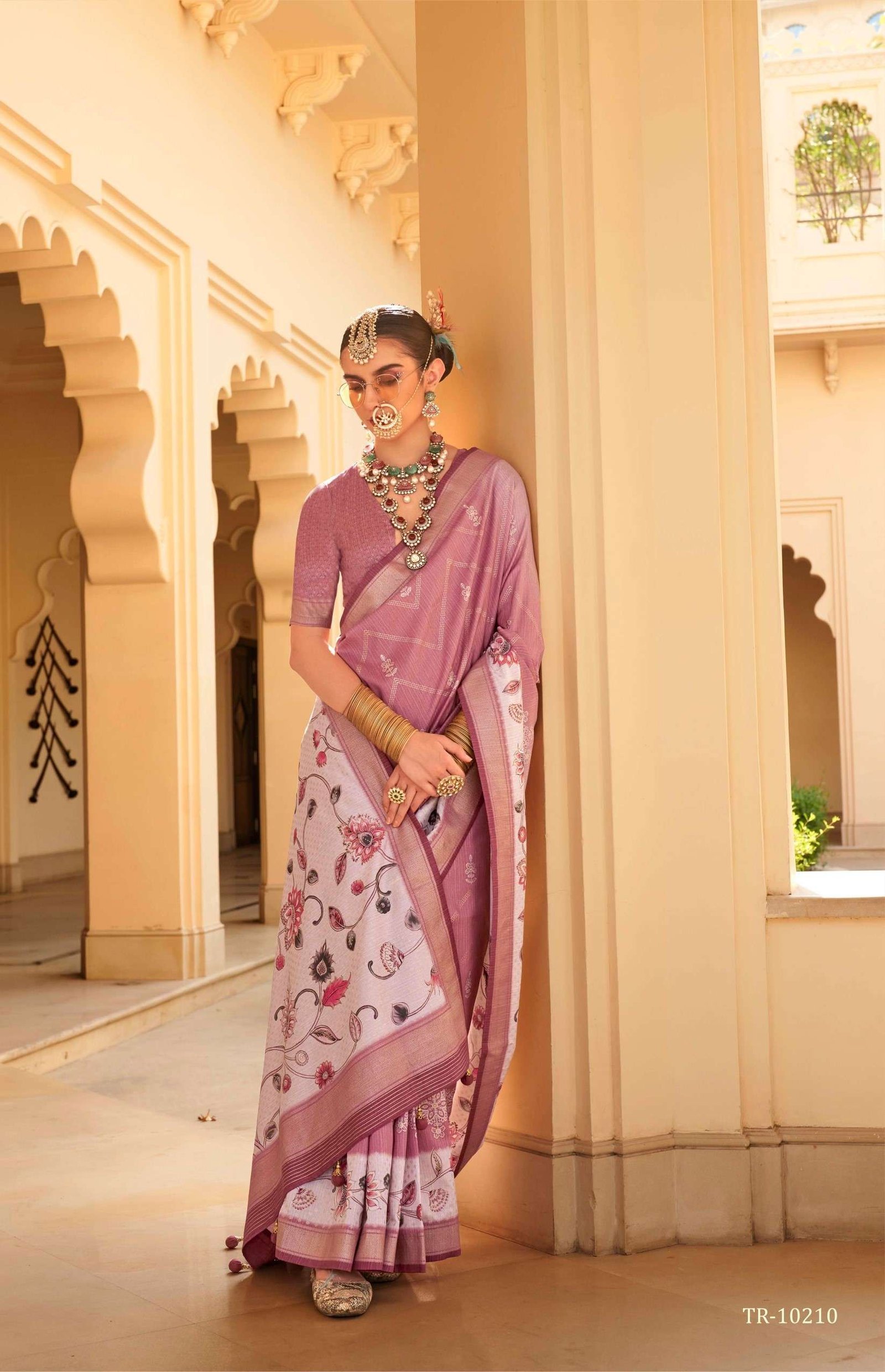 Acfpl Trirath Vrundavan Saree 10210