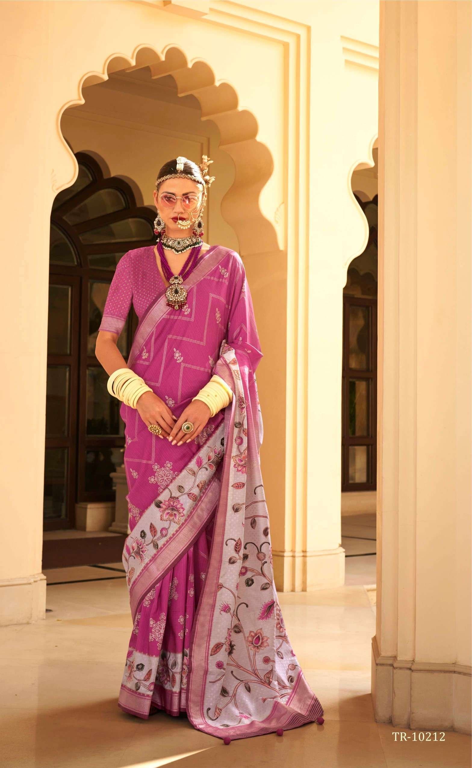 Acfpl Trirath Vrundavan Saree 10212